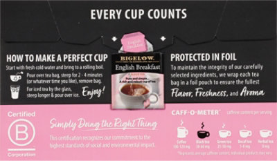 Bigelow Black Tea English Breakfast - 20 Count - Image 5