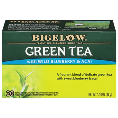 Bigelow Green Tea with Wild Blueberry & Acai - 20 Count - Image 3