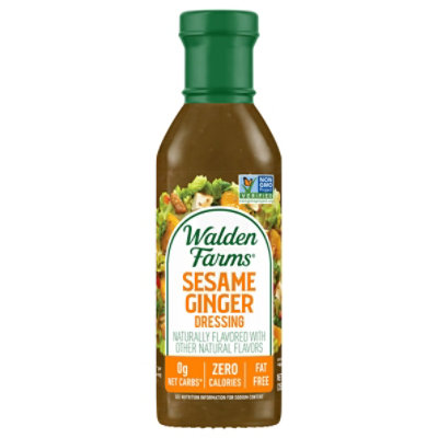 Walden Farms Dressing Salad Calorie Free Sesame Ginger - 12 Fl. Oz. - Image 3