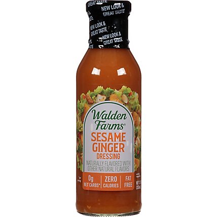 Walden Farms Dressing Salad Calorie Free Sesame Ginger - 12 Fl. Oz. - Image 2