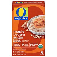 O Organics Organic Oatmeal Instant Maple Brown Sugar - 8-1.41 Oz - Image 3