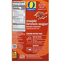 O Organics Organic Oatmeal Instant Maple Brown Sugar - 8-1.41 Oz - Image 6