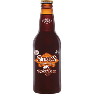 Stewart's Made With Sugar Root Beer Soda Bottle - 4-12 Fl. Oz. - Image 3