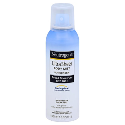 Neutrogena Sunblock Ult Shr Bodymist Spf 100 - 5 Oz