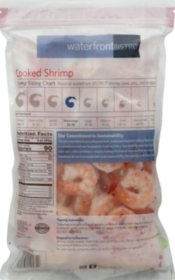 waterfront BISTRO Shrimp Cooked Large Tail On Frozen 26-30 Count - 2 Lb - Image 6