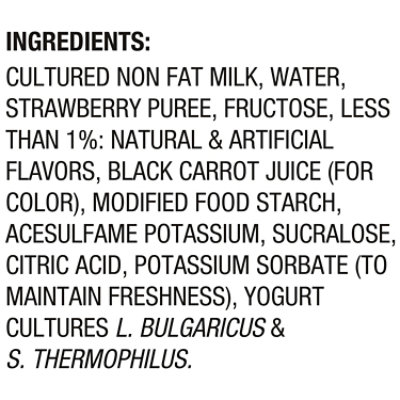 Light + Fit Nonfat Gluten-Free Strawberry Cheesecake Greek Yogurt Multipack - 4-5.3 Oz - Image 4