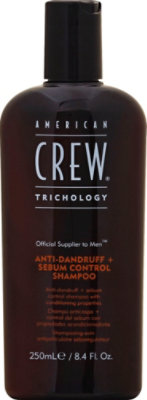 American Crew Shampoo Anti-Dandruff + Sebum Control - 8.4 Fl. Oz. - Image 2