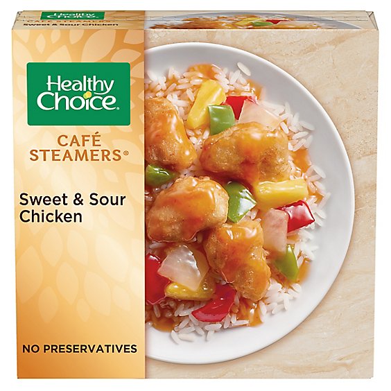Healthy Choice Cafe Steamers Sweet & Sour Chicken Frozen Meal - 10 Oz