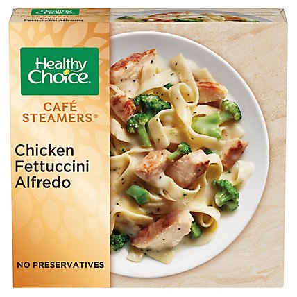 Healthy Choice Cafe Steamers Meals Low-Fat Chicken Fettuccini Alfredo - 10 Oz - Image 2