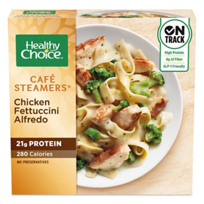 Healthy Choice Cafe Steamers Chicken Fettuccini Alfredo Frozen Meal - 10 Oz - Image 1