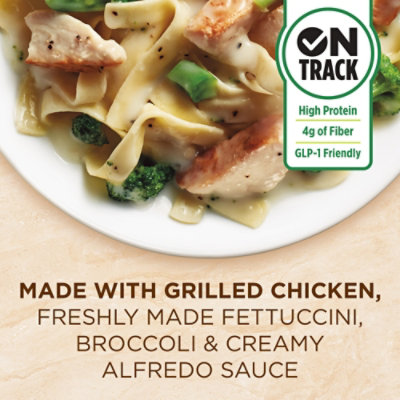 Healthy Choice Cafe Steamers Chicken Fettuccini Alfredo Frozen Meal - 10 Oz - Image 2