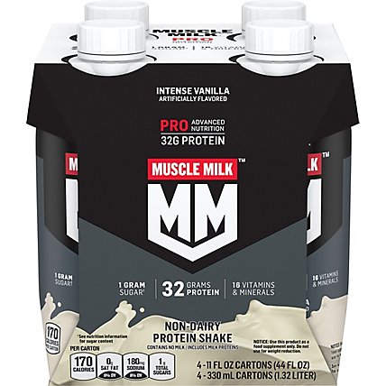Muscle Milk Pro Series Vanilla - 4-11 Oz  - Image 2