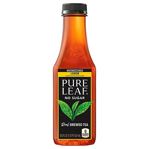 Pure Leaf Tea Brewed Unsweetened Lemon - 18.5 Fl. Oz.