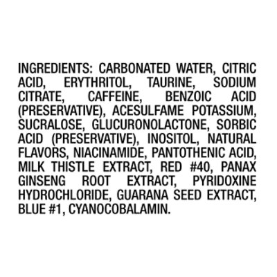 Rockstar Pure Zero Energy Drink Watermelon - 16 Fl. Oz. - Image 5