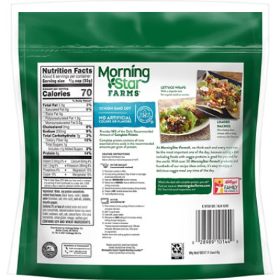 MorningStar Farms Meal Starters Chipotle Black Bean Vegan Plant Based Protein - 12 Oz - Image 6