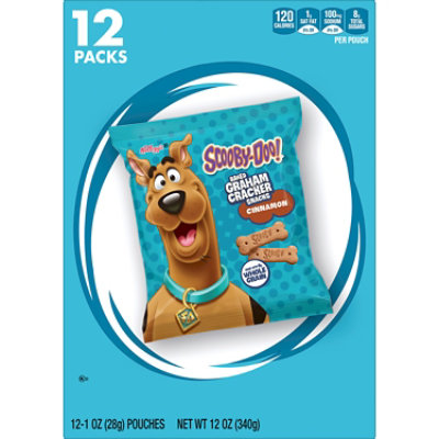 Kellogg's SCOOBY-DOO! Cinnamon Baked Graham Cracker Snacks 12 Count - 12 Oz - Image 7