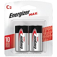 Energizer MAX C Cell Alkaline Batteries - 2 Count - Image 2