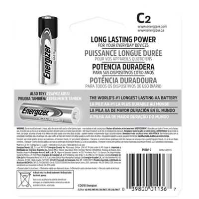 Energizer MAX C Cell Alkaline Batteries - 2 Count - Image 5