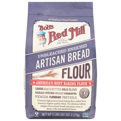 Bob's Red Mill Unbleached Artisan Bread Flour - 5 Lb - Image 2