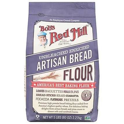 Bobs Red Mill Flour Artisan Bread - 5 Lb - Image 1