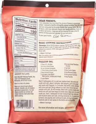 Bob's Red Mill Red Lentils - 27 Oz - Image 5