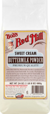 Bobs Red Mill Sweet Cream Buttermilk Milk Powder - 24 Oz - Image 1