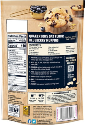 Quaker Oat Flour - 20 Oz - Image 6