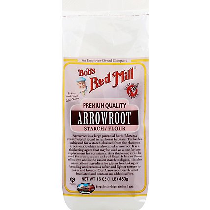 Bobs Red Mill Arrowroot Starch Flour All Natural Gluten Free - 16 Oz - Image 2