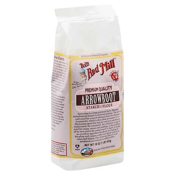Bobs Red Mill Arrowroot Starch Flour All Natural Gluten Free - 16 Oz