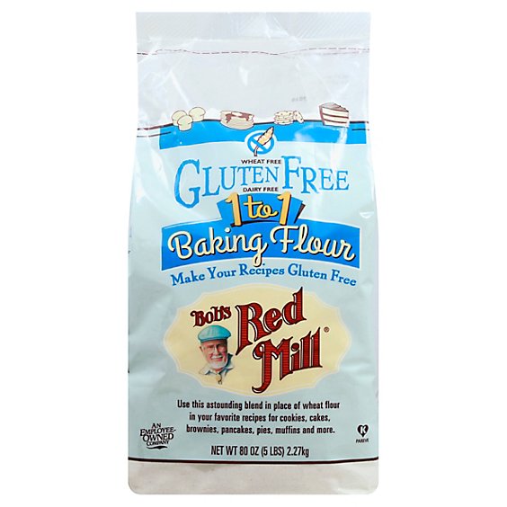 Bobs Red Mill 1 To 1 Flour For Baking Gluten Free - 5 Lb