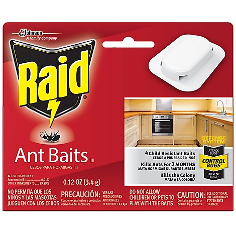 Raid Ant Baits III 4 un