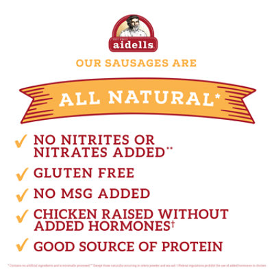 Aidells Smoked Chicken Sausage Links Spicy Mango with Jalapeno 4 Count - 12 Oz - Image 2