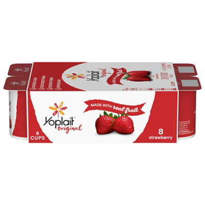 Yoplait Original Yogurt Low Fat Strawberry - 8-6 Oz - Image 3