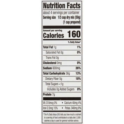 Zatarain's Black Beans & Rice Dinner Mix - 7 Oz - Image 4