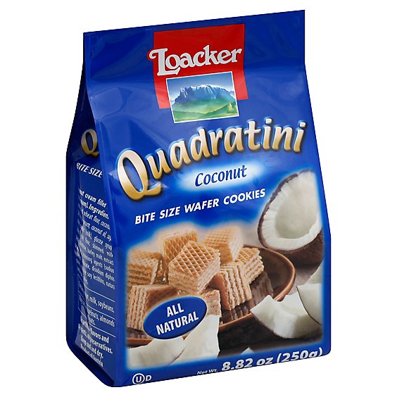 Loacker Gran Pasticceria Biscuit Coconut Milk Chocolate Box - 3.53 Oz