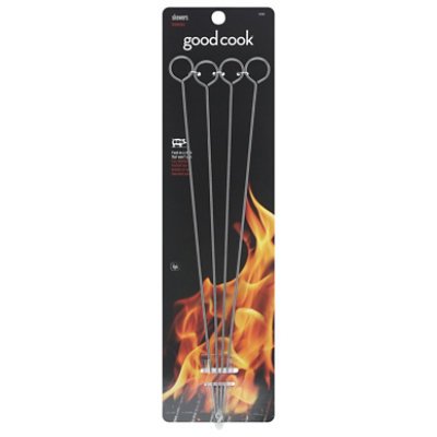 Good Cook BBQ Skewers Metal - 4 Count - Image 1