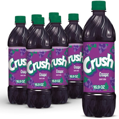 Crush Grape Soda Bottle - 6-16.9 Fl. Oz. - Image 2