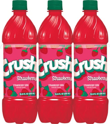 Crush Strawberry Soda - 6-16.9 Fl. Oz. - Image 2
