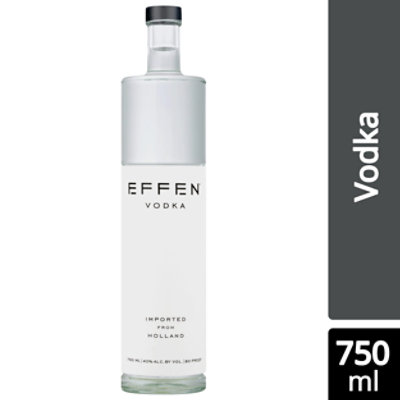 EFFEN Vodka Bottle 80 Proof - 750 Ml - Image 1