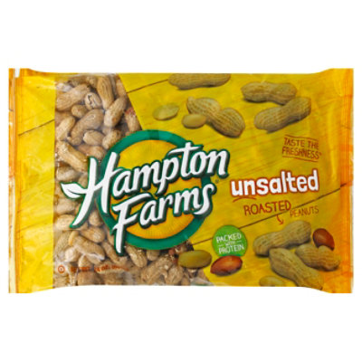 Hampton Farms Fancy Unsalted Peanuts - 24 Oz - Image 1