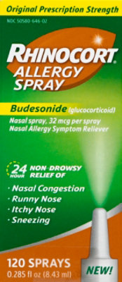 Rhinocort Allergy Spray 120 - .285 Fl. Oz. - Image 2