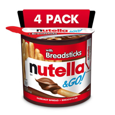 Nutella & Go! Spread Hazelnut with Breadsticks - 4-1.8 Oz - Image 2