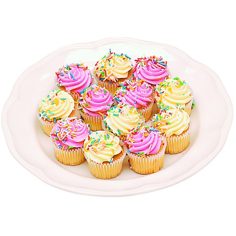 Cupcake Cake Mini Gold Estr Mpl Hrst - Each