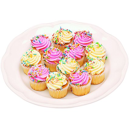 Cupcake Cake Mini Gold Estr Mpl Hrst - Each - Image 1
