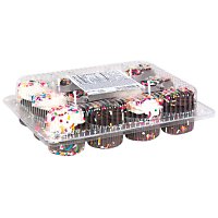 Cupcake Cake Mini Chocolate Spring 12 Count - Each - Image 1