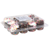 Cupcake Cake Mini Chocolate Spring 12 Count - Each