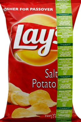 Lays Potato Chips Salt - 6 Oz - Image 2