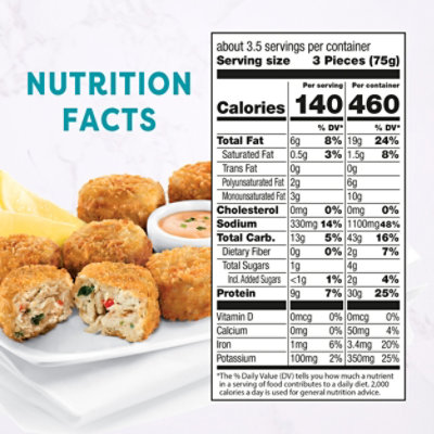 Gardein Mini Crispy Plant Based Frozen Crabless Cakes - 8.8 Oz - Image 4