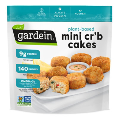 Gardein Meat-Free Meals Crabless Cakes Mini Crispy - 10 Count