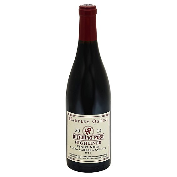 Hitching Post Pinot Noir Highliner Wine - 750 Ml